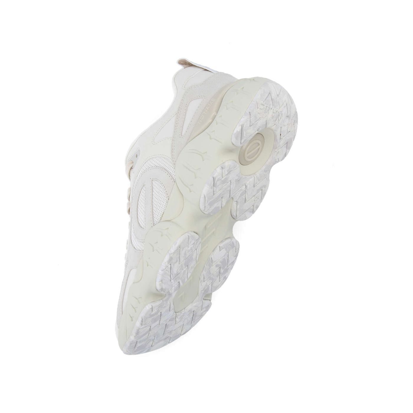 KRAZEE RUNNER M - KNIT/STAMP/STAM - OFF WHITE/PALE GREY